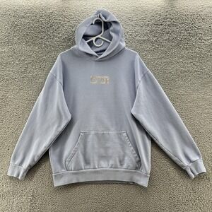 Ghost Hoodie Sweatshirt Mens Large Light Purple Blue Limited Edition Logo